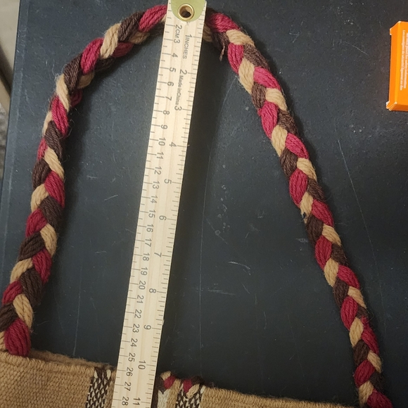 Ortega's-100% All Wool Vintage Handwoven Purse made in Chimayo, NM - Picture 15 of 16